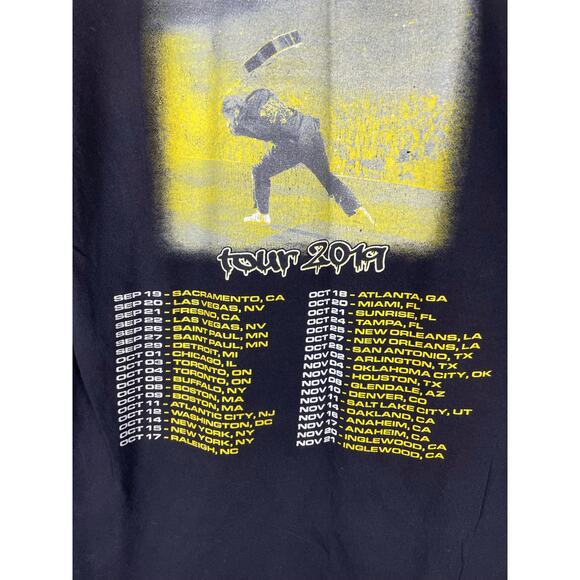 Post Malone Black Short Sleeve Band Tee Summerin  Tour 2019 Small Cotton Tshirt - Picture 7 of 8